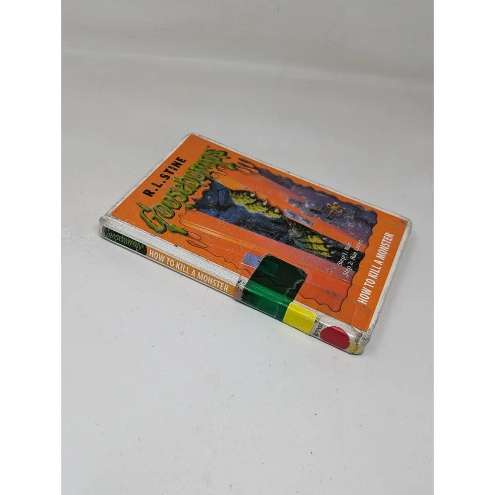 Goosebumps How to Kill a Monster Hardcover Library Bound to Stay Bound Books VTG
